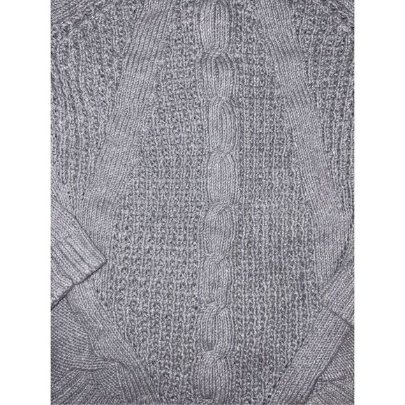 Tahari Cable Knit Metallic Sweater - Picture 2 of 6